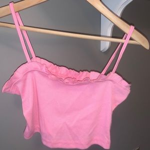 Pink Crop Top